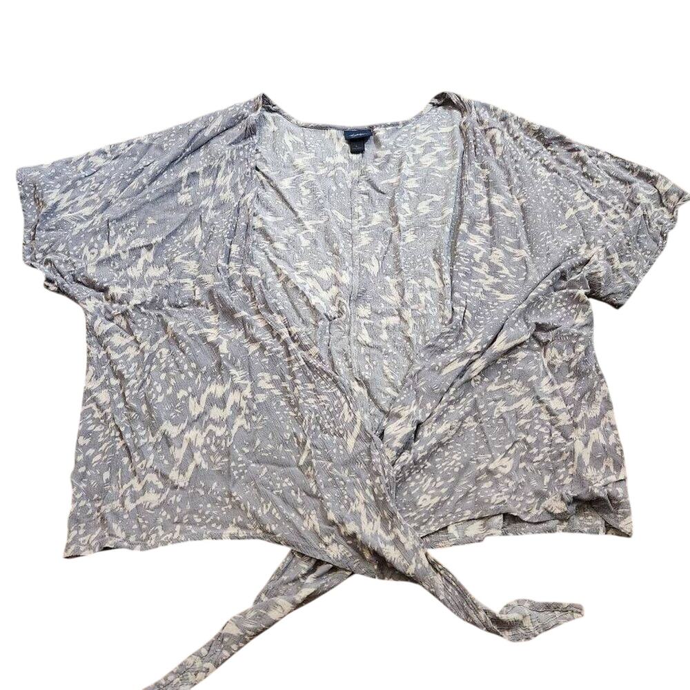 Daytrip Lilac Tie-Front Shrug